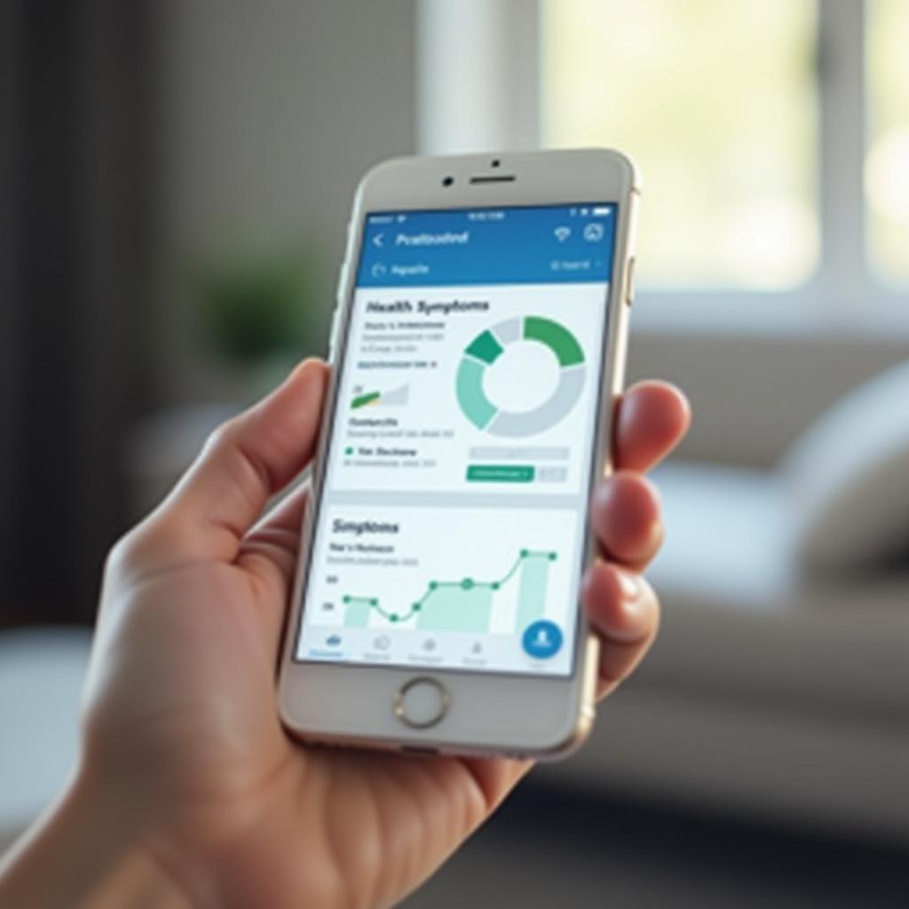 Aplikacja mobilna Glukobauhauslife do monitorowania objawów